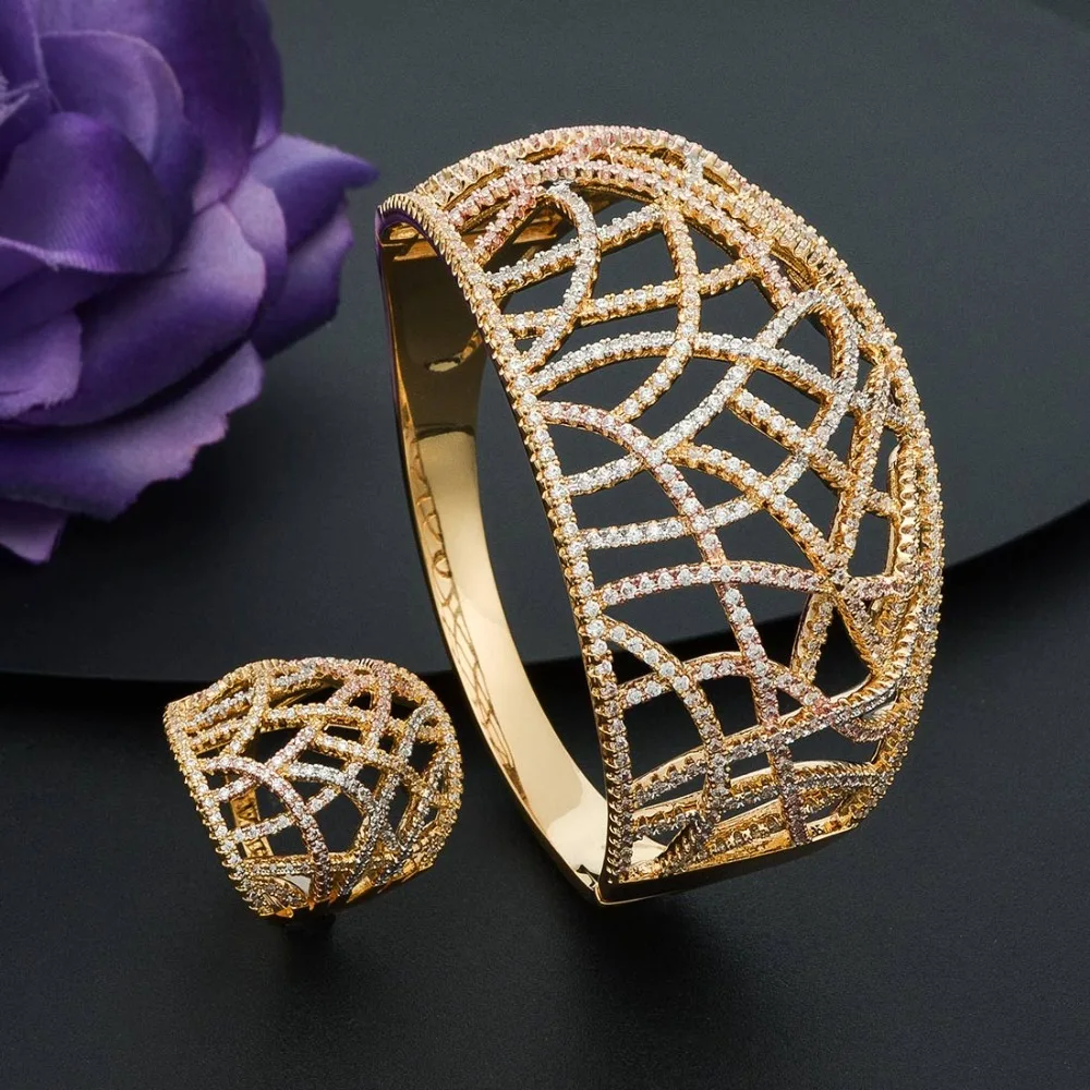 Женский браслет с кристаллами ModemAngel роскошный на запястье фианитом и