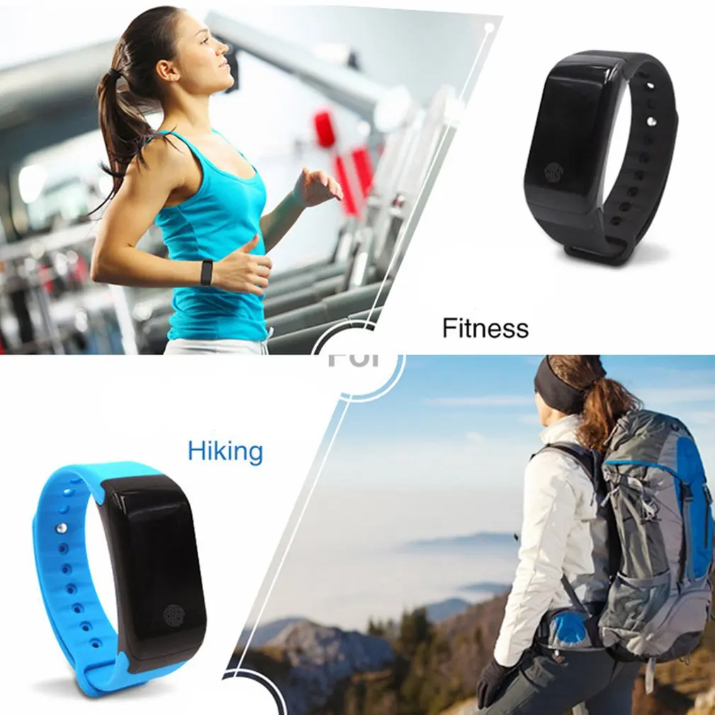 X7 Bluetooth умные цифровые часы сердечного ритма кровяное давление монитор Фитнес