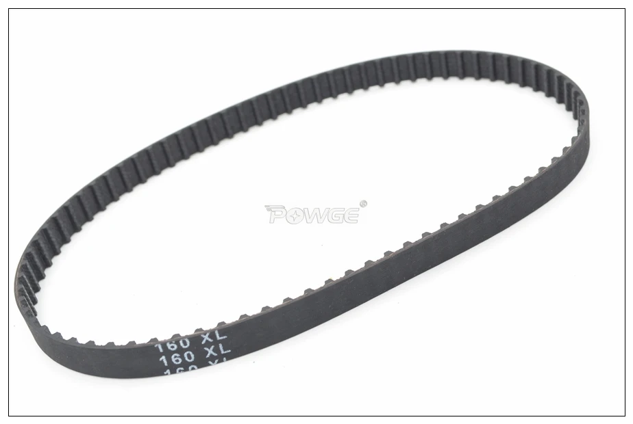 5pcs 160/162/164/166/168 XL Timing Belt W=025&quot 037&quotmm Perimeter 406.4/411.48/416.56/421.64/426.7mm Rubber Inch Trapezoid |
