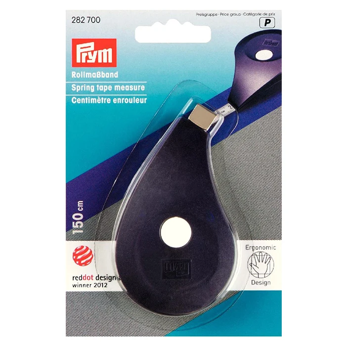 Германия Prym 282700 282701 пружинная рулетка, метрическая, дюймовая, ручная DIY, Швейные аксессуары, пэчворк, шитье