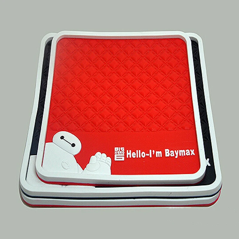 Новый дизайн автомобильный Стайлинг baymax нескользящий коврик аксессуары