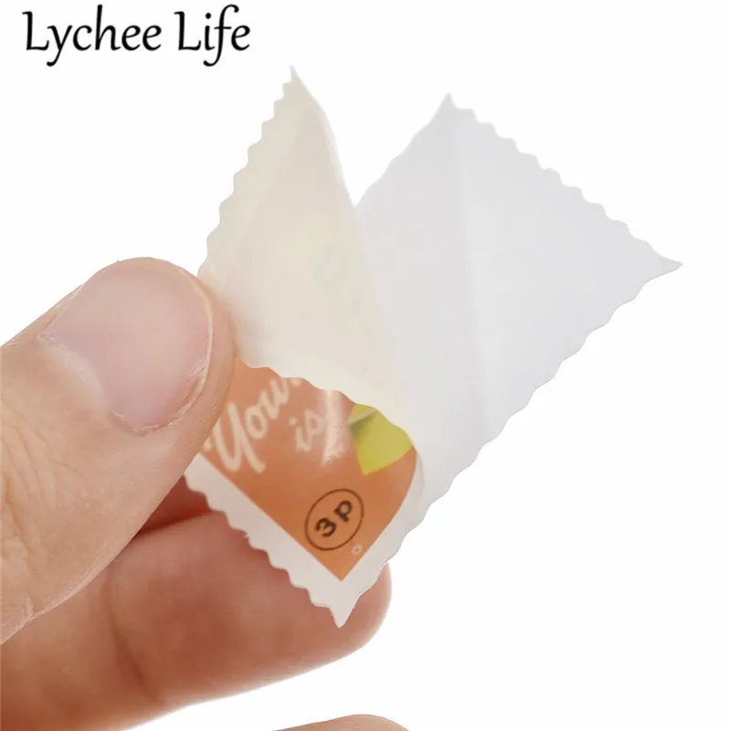 Lychee дорожный штамп высечки наклейки упаковка красочные 4x3 см подложка бумажные DIY ручной работы скрапбук