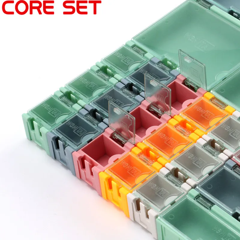 Mini Storage Box SMD SMT IC Electronic Component Container Case Diy Practical for Small Jewelry Tool Bead Pill | Инструменты