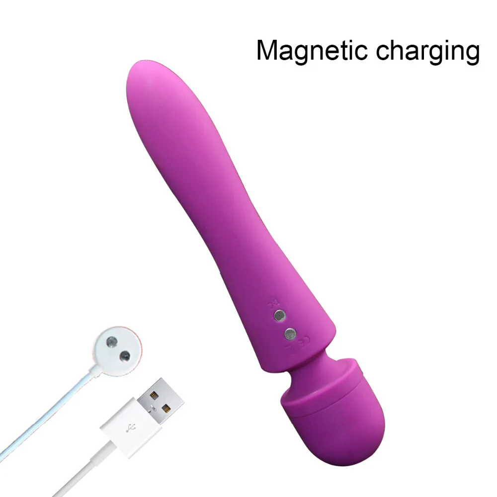 USB нагревательный вибратор ручной Persona Wand Вибратор Кролик G spot Dlido массажер