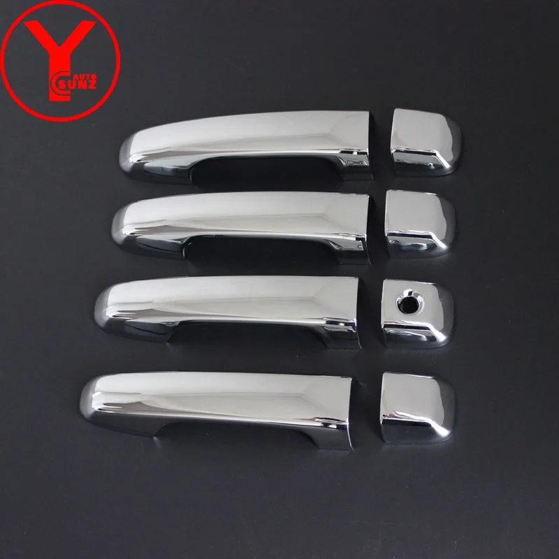 Крышка ручки двери для Toyota Land cruiser Prado 150 2013 2015 2016 ABS хром toyota аксессуары YCSUNZ 2010 2018|door