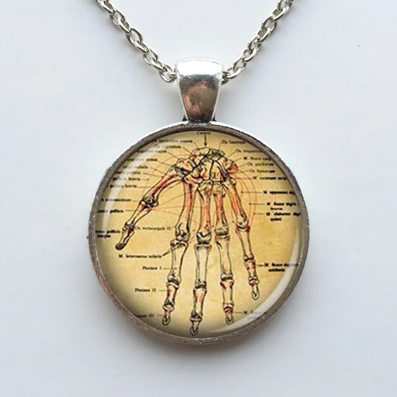 Женское ожерелье с подвеской в виде человеческой руки колье изображением