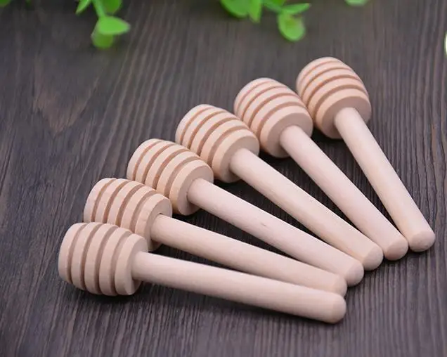 

300 шт., деревянные мини-палочки для меда, 3 дюйма