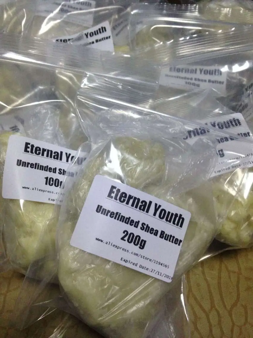 Натуральное масло ши вечная Молодежная Африка Гана неочищенная Органическая