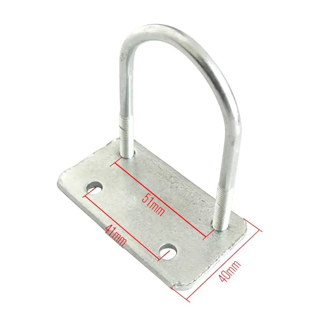 80cc U Bolt Clamp Mount Braket untuk Pantai Cruiser Bingkai Besar Sepeda Bermotor