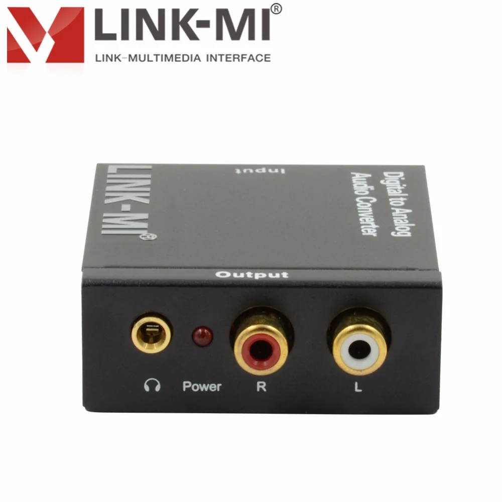 LINK-MI DA02-AUDIO цифро-аналоговый аудио конвертер с объемом Управление цифровой