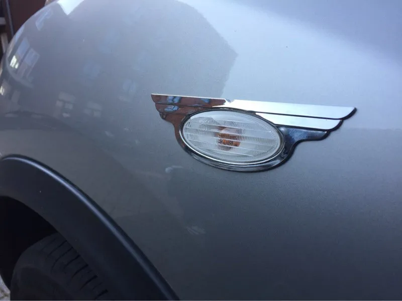 2 шт. боковая крышка авто поворотника для NISSAN JUKE 2010-2014 ABS хромированные