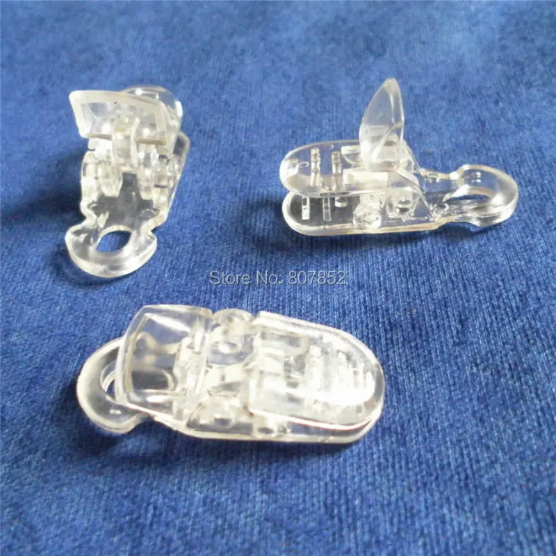 5 шт./лот Прозрачный O образный пластиковый детский пустышка держатель цепочка