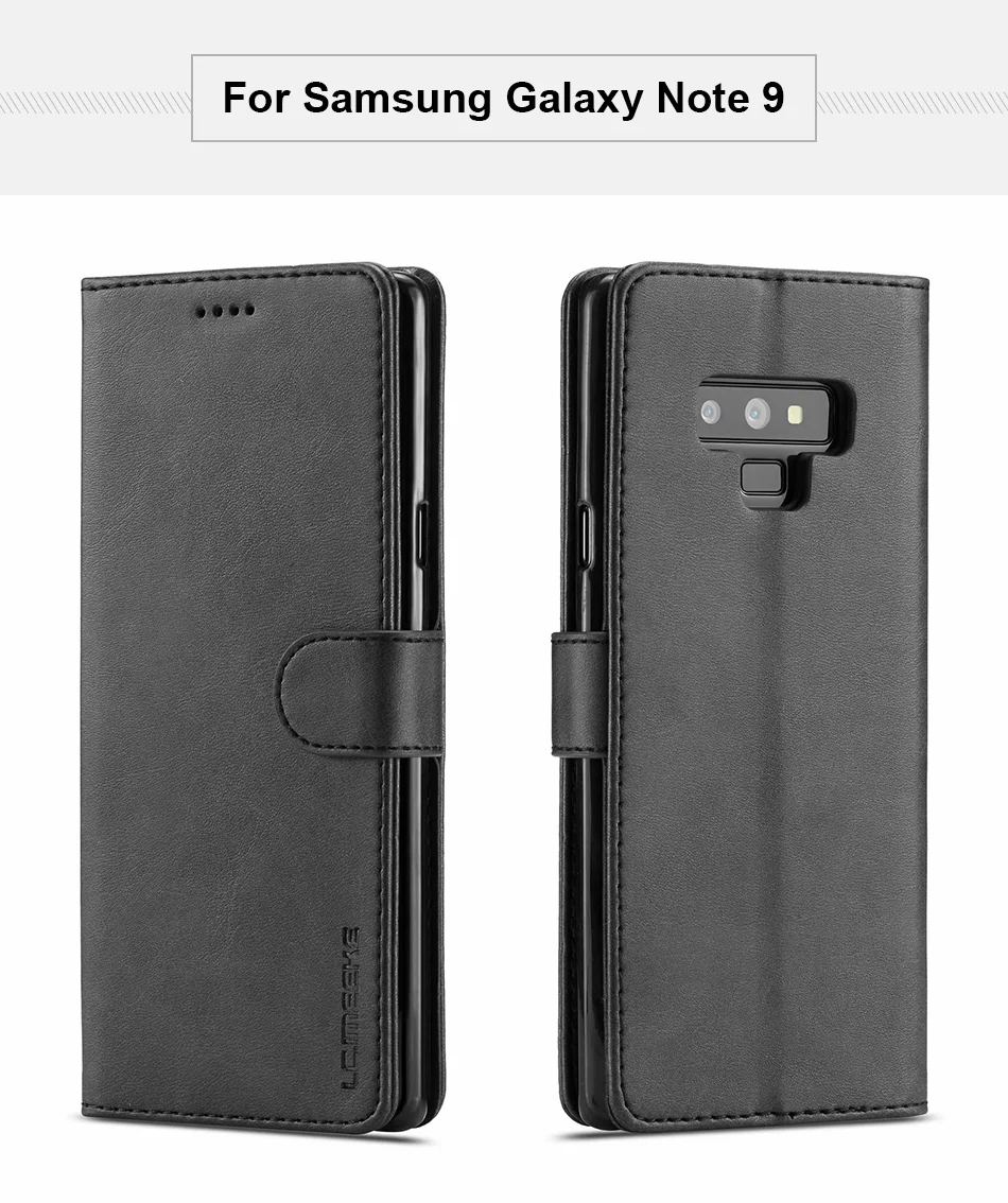 Note 9 чехол для samsung Galaxy Note 9 Чехол-книжка Винтажный чехол для телефона s samsung Note 8 чехол кожаный магнитный чехол-кошелек на Note 8