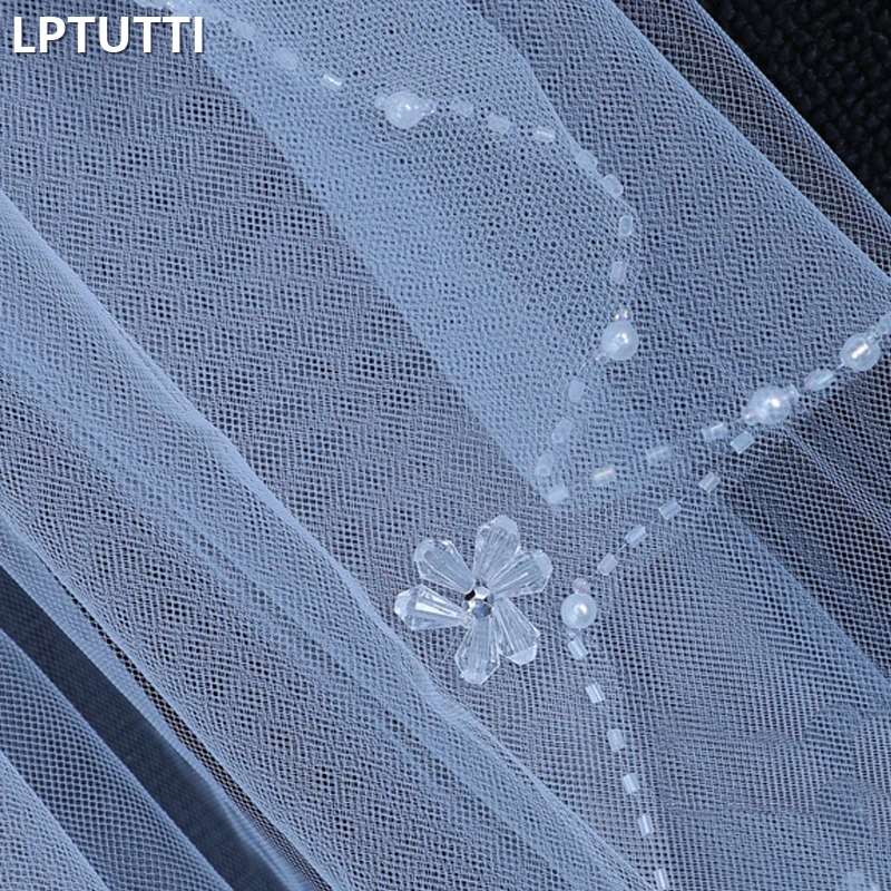 LPTUTTI двойной отделанный бисером горный хрусталь новый короткий параграф Mantilla