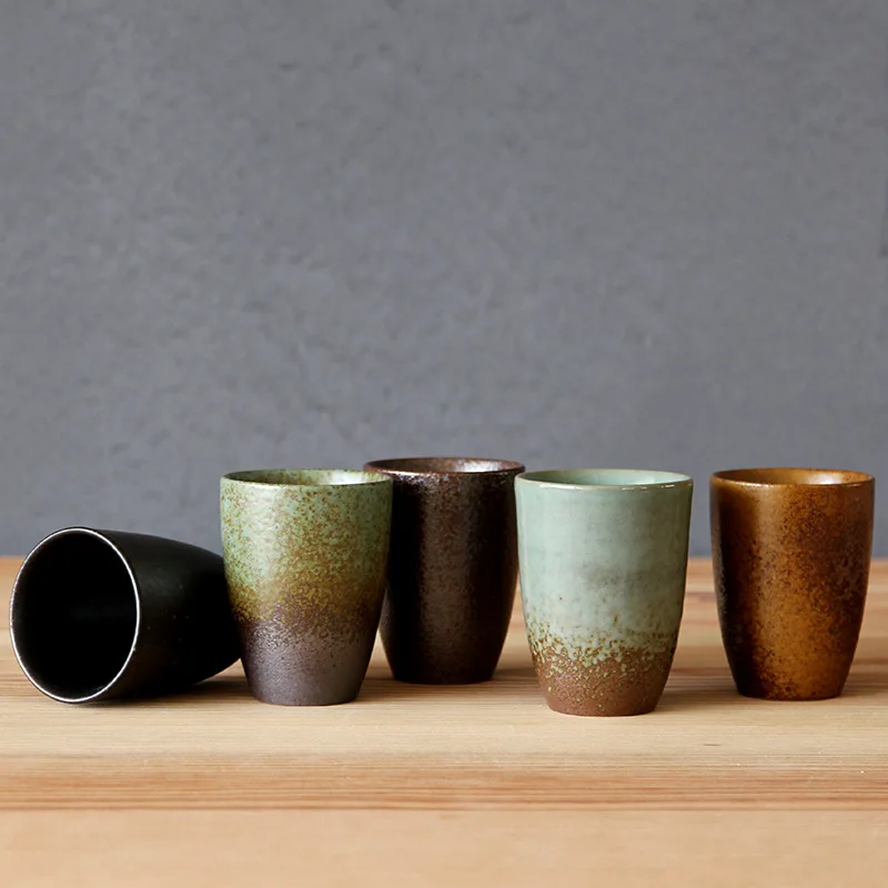Новая креативная чайная чашка из сырой керамики Kungfu Teaware 100 мл простая модная