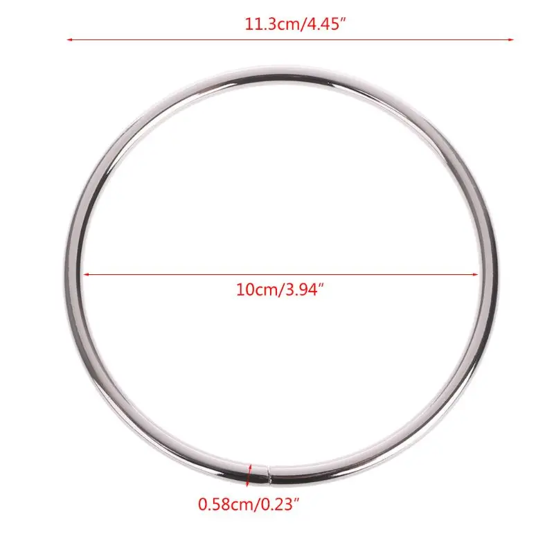 

1PC New Fashion Round Metal Replacement Top Handbags Handle Crossbody Bag Part Accessories