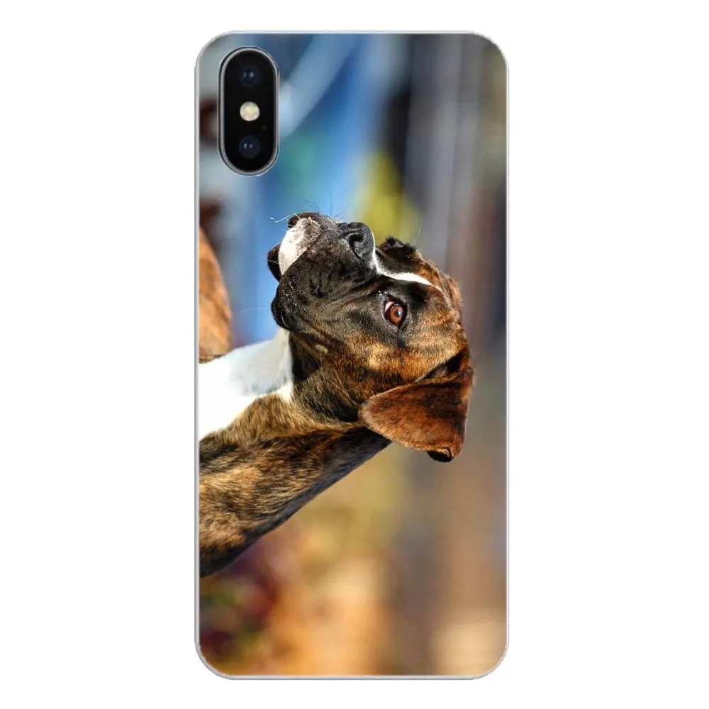 Боксер собака щенок художественный узор для iPod Touch iPhone 4 4S 5 5S 5C SE 6 6S 7 8 X XR XS Plus MAX