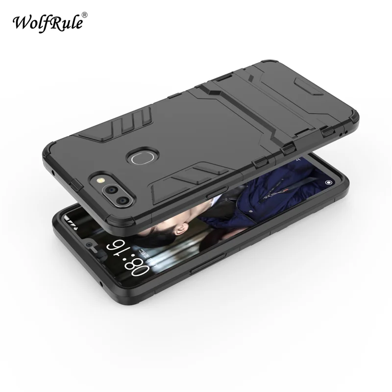 wolfrule oppo r15 cases oppo r15 case cover soft silicone plastic kickstand back case for oppo r15 coque funda 6 28 free global shipping