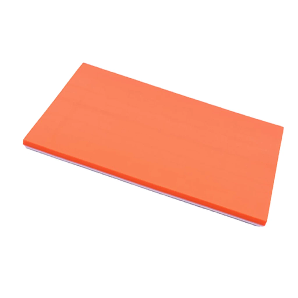 Orange White Releasable резьбовые блоки художественные резиновые штампы для DIY собственная игрушечная печать ручной работы поставки проекта 15x10x0,6 см - Цвет: Orange White