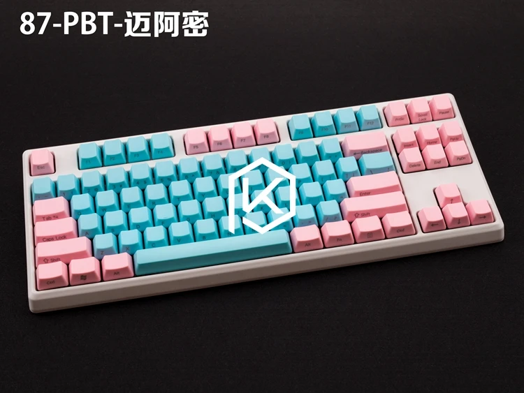Pbt Передняя печатная PBT Keycaps oem профиль лазерная гравировка Передняя печатная Легенда Топ Печатный белый серый черный красный синий красный розовый