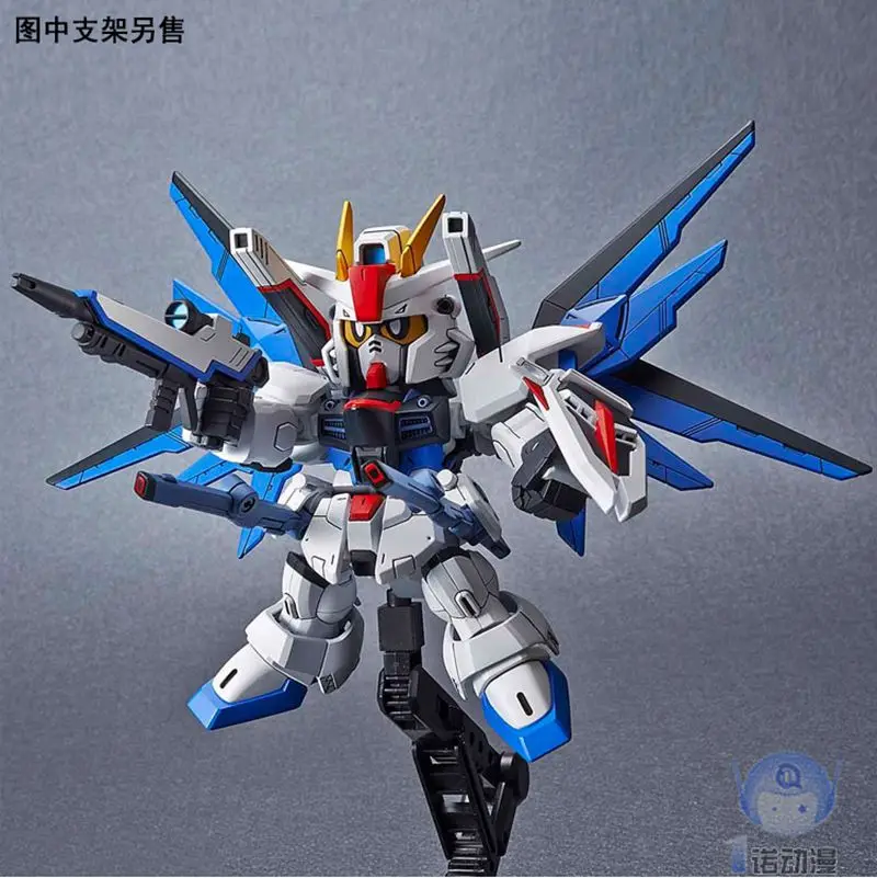 Bandai Model 56752 BB Warrior SDCS 08 ZGMF-X10A Free Gundam with SD Skeleton PVC Action Figure Toys | Игрушки и хобби
