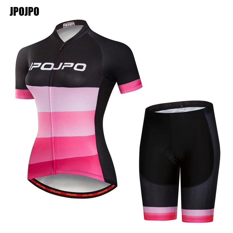 

Женская веломайка JPOJPO Pro Team Ropa Ciclismo, комплект одежды с коротким рукавом для велоспорта, велосипедная одежда, рубашка и шорты