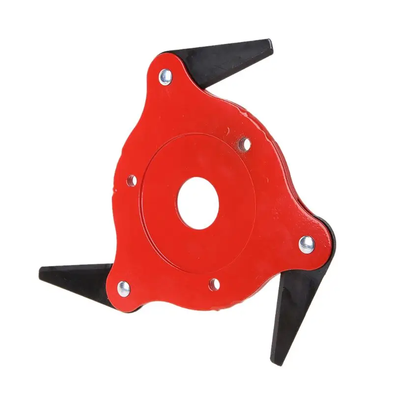 6 стальных бритв триммер головка газонокосилка трава сорняков Пожиратель щетка