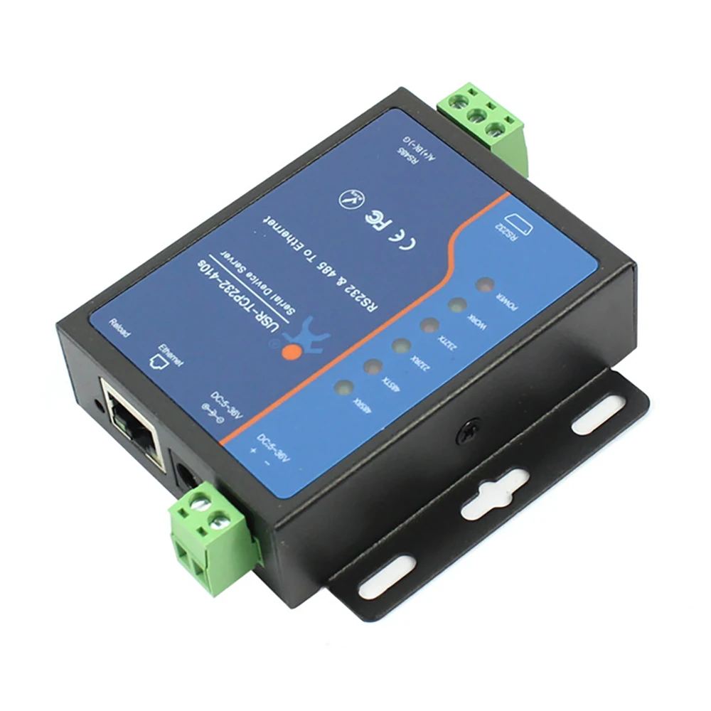 Промышленный последовательный Ethernet конвертер устройство RS232 RS485 к TCP Серверный