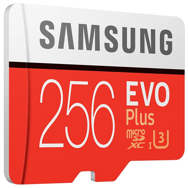 SAMSUNG карта памяти Micro SD 128 Гб 64 ГБ 32 оперативной 16 встроенной EVO Plus карты объемом 256