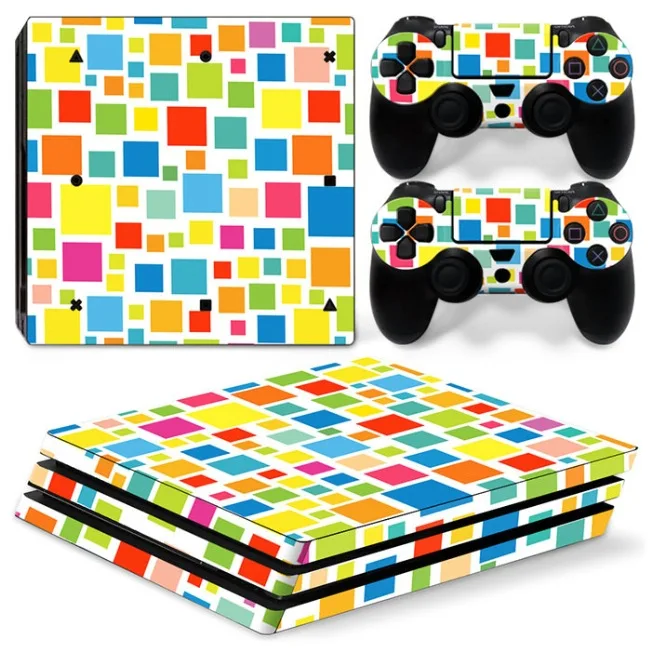 TN-P4Pro-0708 Дизайнерские Стикеры кожи для ps4 консоли и пульт дистанционного управления - Цвет: TN-P4Pro-0708