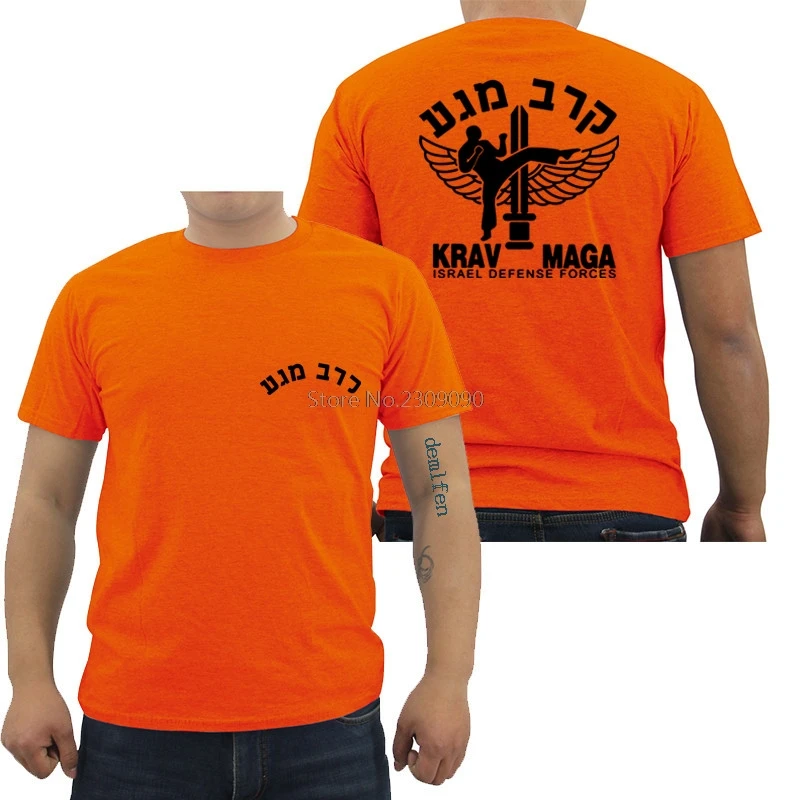 Israel Krav Футболка "мага" Мужская модная хлопковая футболка с коротким рукавом повседневные Хип-хоп футболки Harajuku уличная одежда для фитнеса