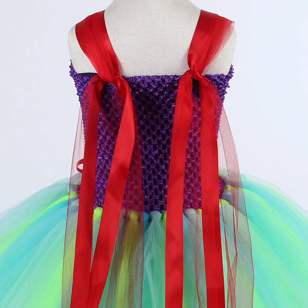Mermaid Princess Dress for Girls Tulle Tutu Kids Halloween Christmas Party Cosplay Costume Children Clothing | Детская одежда и
