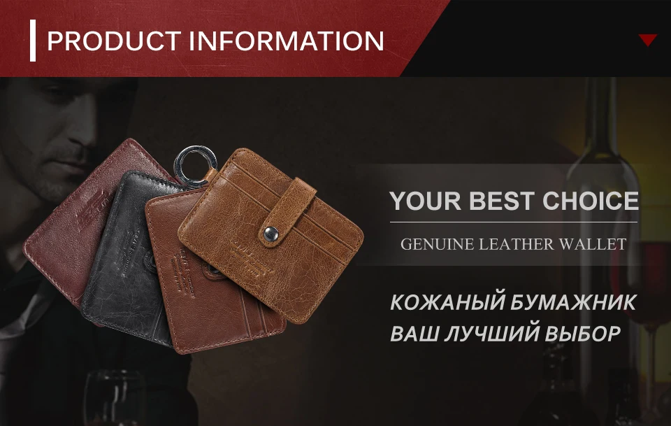 KAVIS мода кожаный бумажник Для кредитных карточек Цвет Для мужчин Кредитная карта ID держатель для карт небольшой бумажник тонкий мужской роскошный фирменный кошелек зажим для денег