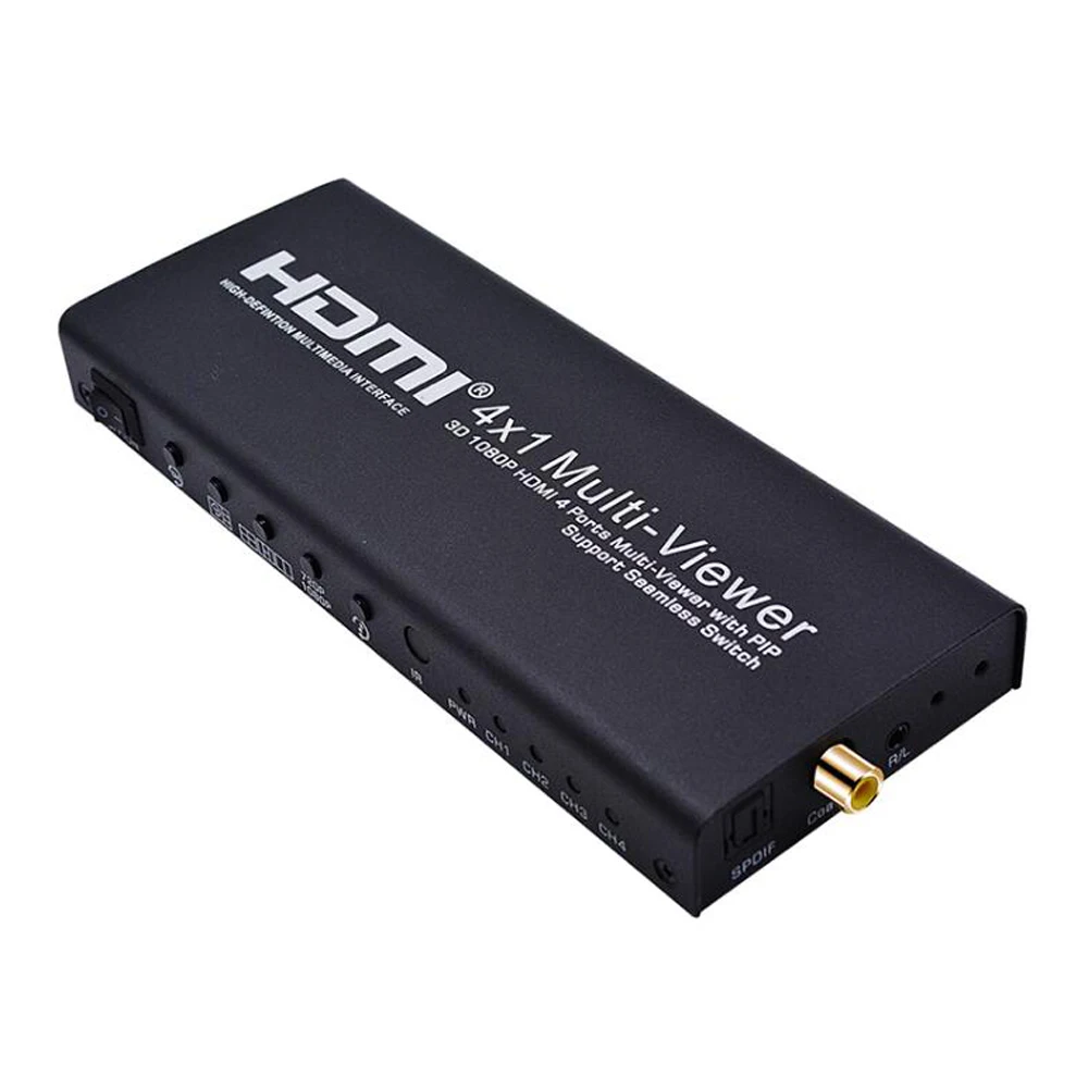 1080P 3D 4x1 HDMI мультипросмотр четырехъядерный экран в реальном времени сплиттер