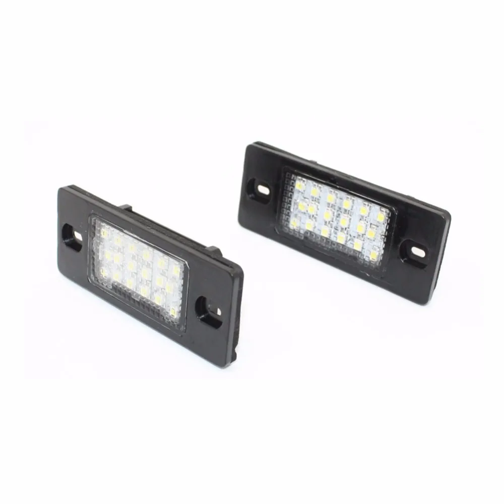 2x18 светодиодные лампы для номерного знака автомобиля без ошибок автомобильная