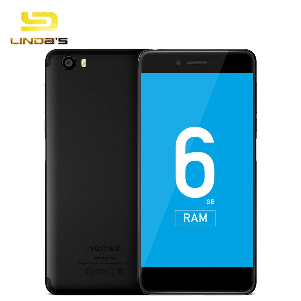 Оригинальный Vernee Mars Pro 4 г LTE Android 7 0 5 ''смартфон Octa Core 6 ГБ 64 3500 мАч отпечатков