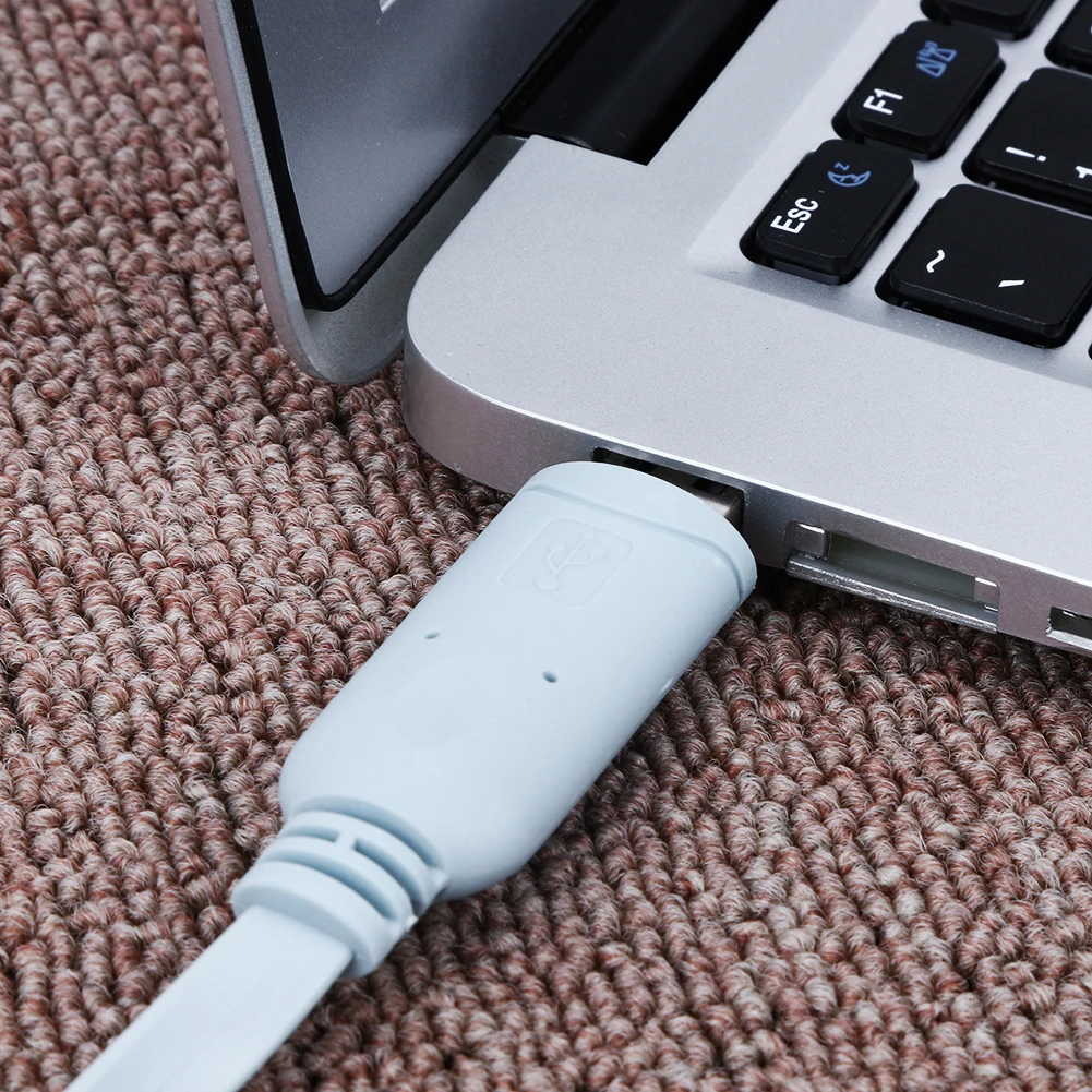 Горячая 1 8 м USB к RS232 RJ45 последовательный консольный кабель Соединительная линия