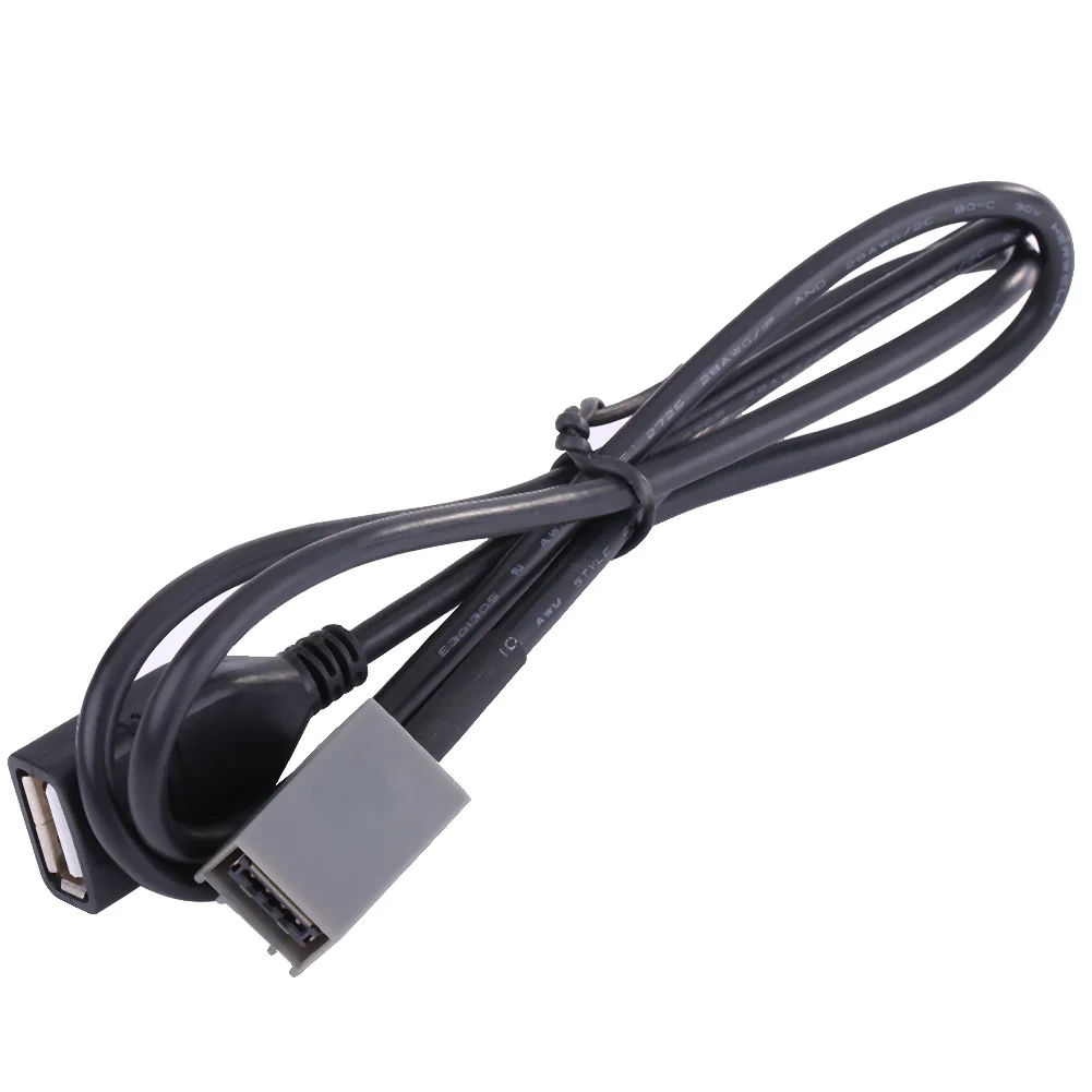 60 см Автомобильный USB 2 0 AUX адаптер кабель удлинитель аудио для Honda Mitsubishi 2009|Кабели