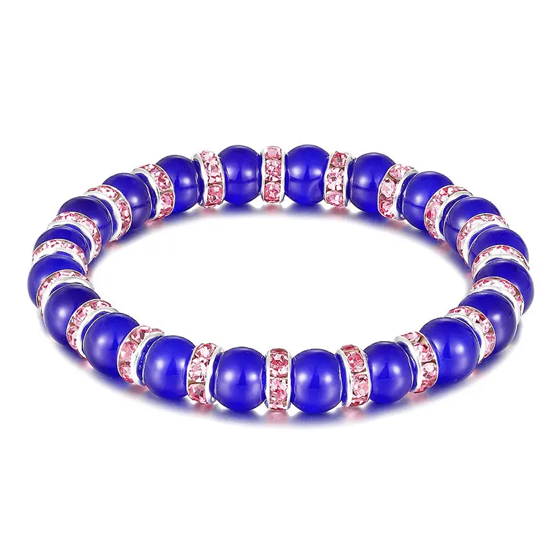 Браслет JAAFAR 2018 розовый браслет dames bijoux hommes casionnels charme perles amour cadeau AS501 | Украшения и
