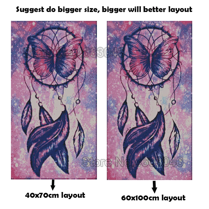 Набор для алмазной вышивки сделай сам крестиком с изображением пера мозаики из