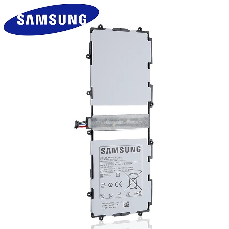 Оригинальный аккумулятор Samsung SP3676B1A для Galaxy Note 10 1 GT N8000 N8005 N8013 N8020 P7500 P7510 P5100 P5113 7000