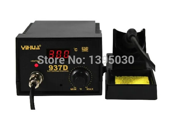937D + паяльная станция SMD нагреватель Железный сварочный ESD цифровой
