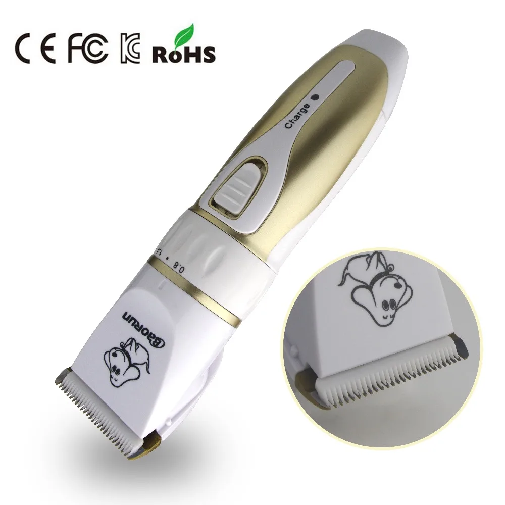 Перезаряжаемая машинка для стрижки кошек и собак с низким уровнем шума