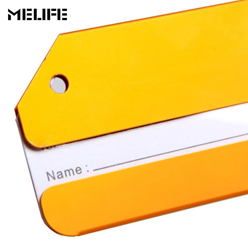 MELIFE мини Прямоугольная алюминиевая спортивная сумка бирки для удаления перед