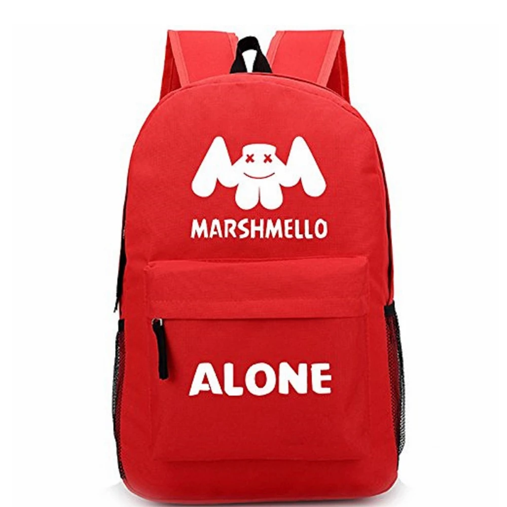 XCOSER DJ Marshmello рюкзак косплей черный и белый Оксфорд ткань шаблон сумка Высокое