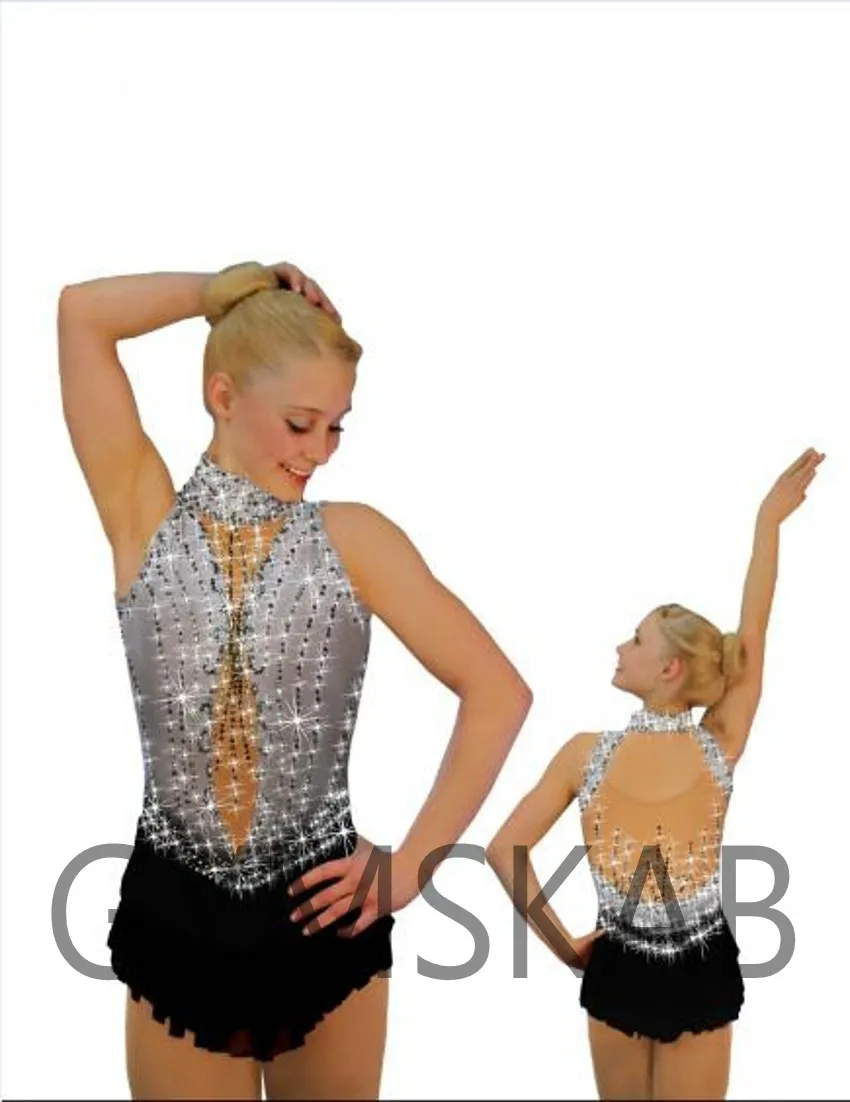 Платье для катания на коньках платье без рукавов гимнастики 85009 | Тематическая