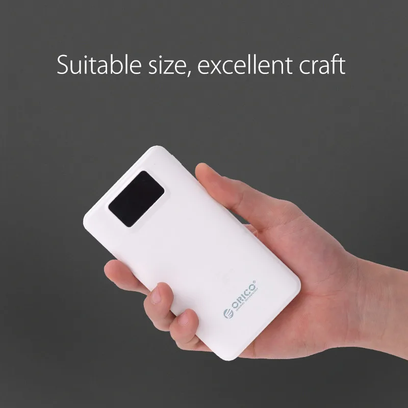 ORICO 12000mah Power Bank With LED Indicator Dual Output Flashlight Charge for Samsung Xiaomi Huawei | Мобильные телефоны и