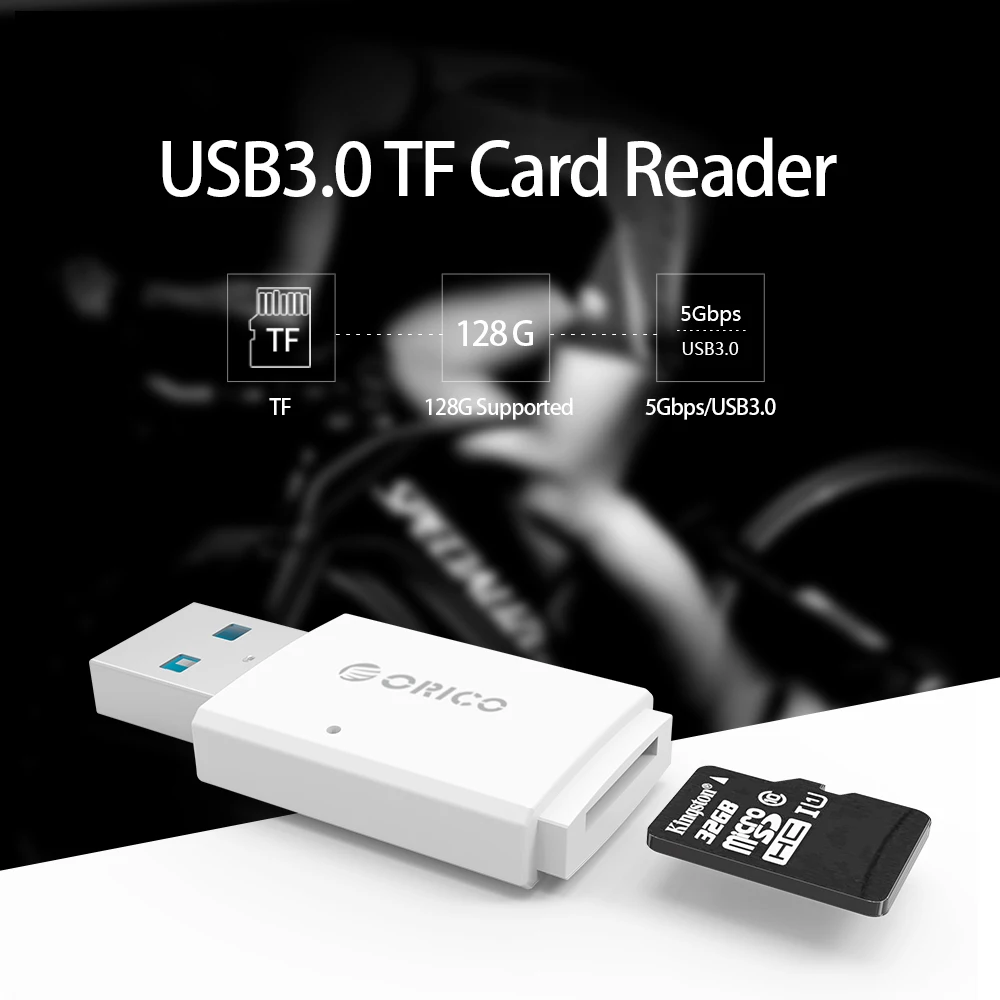 ORICO CRS11 Мини TF кард-ридер мобильный телефон планшет ПК USB 3 0 5 Гбит/с OTG карты памяти