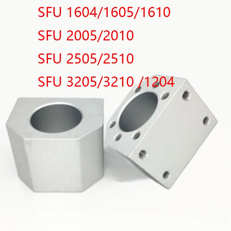 1 шт. шариковая гайка Корпус кронштейн держатель для SFU1604/1605/1610 SFU2005/2010 SFU2505/2510