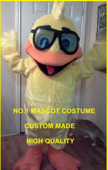 

Заводские костюмы на заказ, красивый костюм-талисман желтой утки для дайвинга, тематический костюм для утенка для взрослых 1720